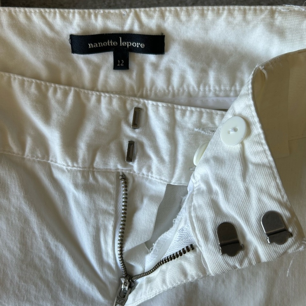 Nanette lepore size 12 White Dress bottom